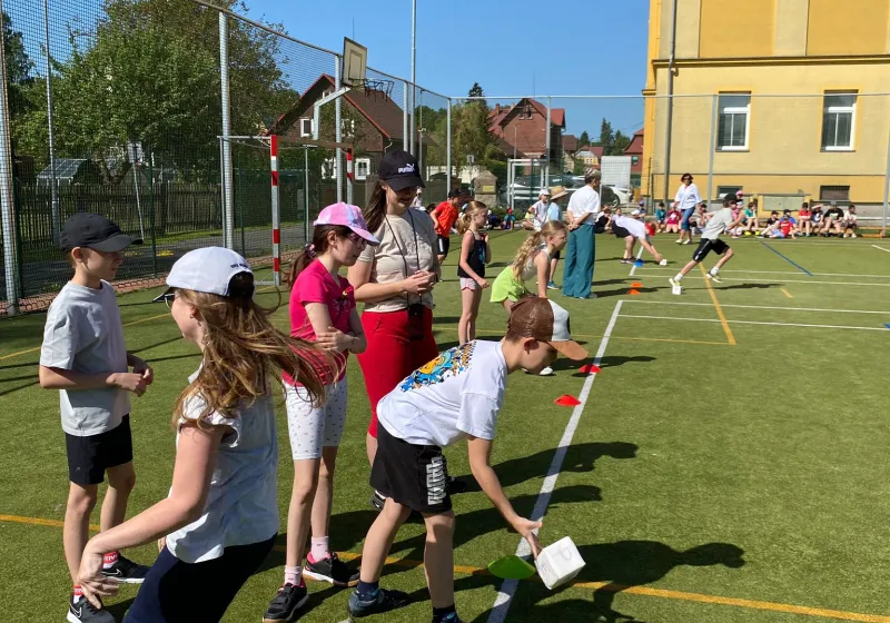 Sportovní dopoledne - ZŠ Staré Křečany