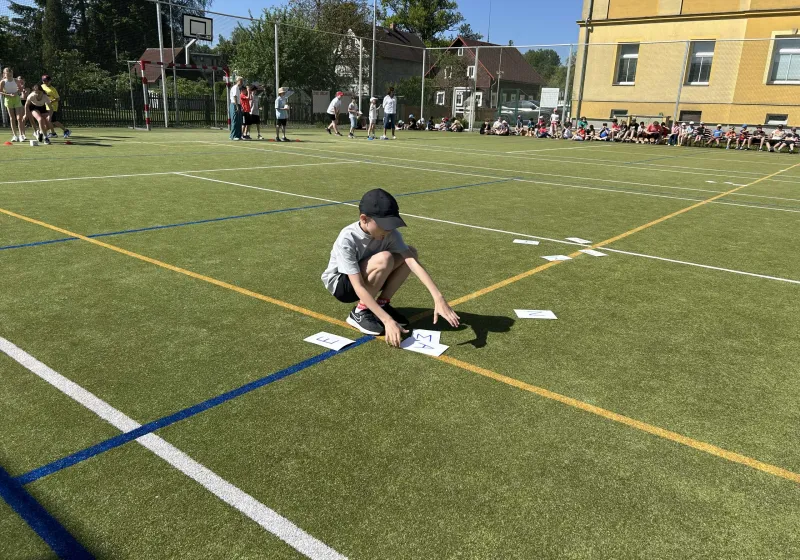 Sportovní dopoledne - ZŠ Staré Křečany