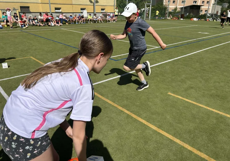 Sportovní dopoledne - ZŠ Staré Křečany