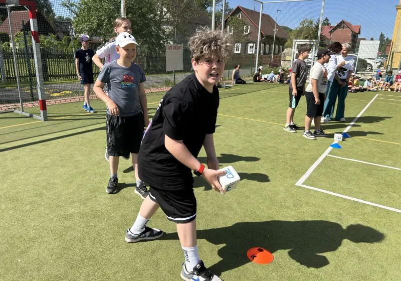 Sportovní dopoledne - ZŠ Staré Křečany