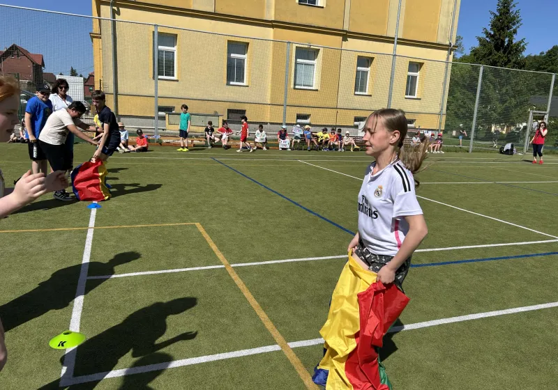 Sportovní dopoledne - ZŠ Staré Křečany