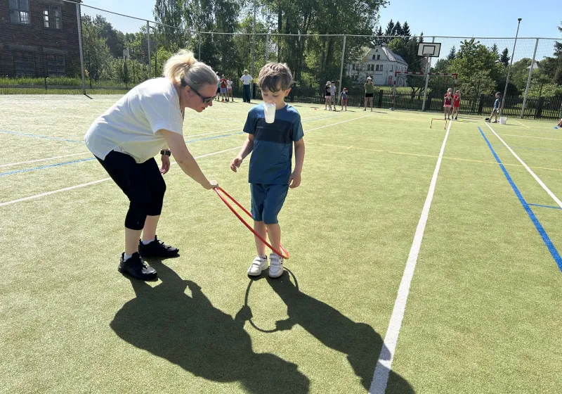 Sportovní dopoledne - ZŠ Staré Křečany