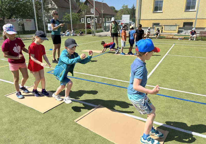 Sportovní dopoledne - ZŠ Staré Křečany