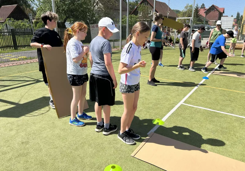 Sportovní dopoledne - ZŠ Staré Křečany